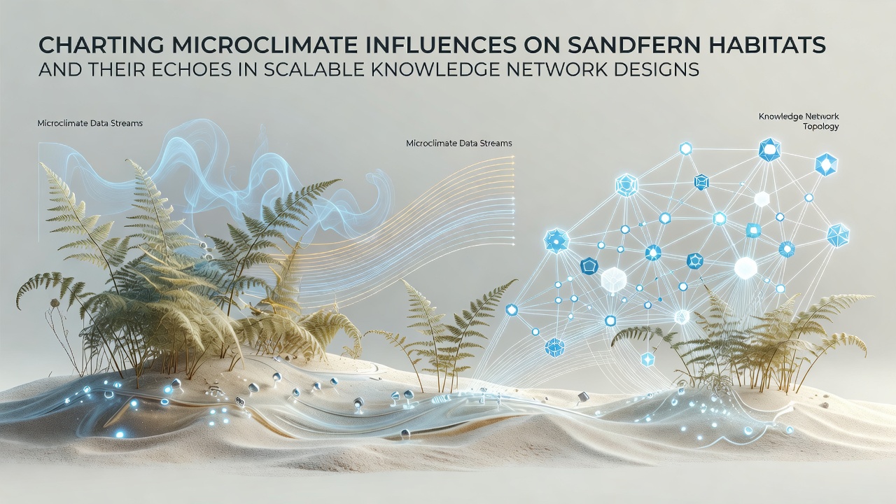 Charting Microclimate Influences on Sandfern Habitats and Their Echoes in Scalable Knowledge Network Designs
